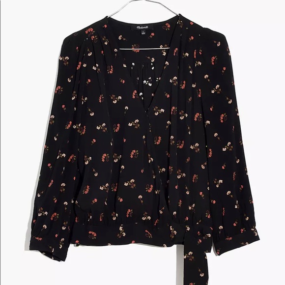 Madewell sz s wrap top NWT - Picture 3 of 4